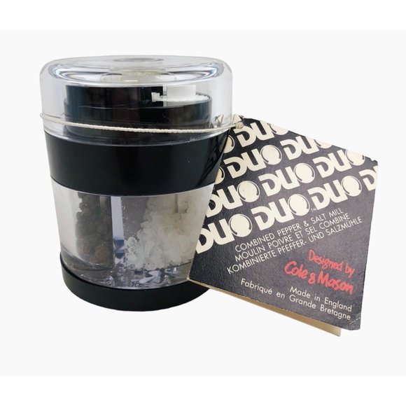 Woodard Charles The Duo Salt Pepper Grinder 1988 Stainless Steel Nylon Reinforce - Picture 2 of 10